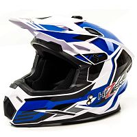 Шлем HIZER J6801 #6 white/blue размер L 