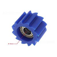 Ролик успокоителя приводной цепи для мотоциклов 10 мм синий CN 