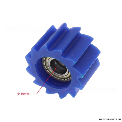 Ролик успокоителя приводной цепи для мотоциклов 10 мм синий CN 