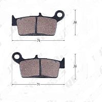 Колодки дискового тормоза Honda Lead 50/90 CN 