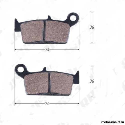 Колодки дискового тормоза Honda Lead 50/90 CN 