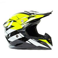 Шлем HIZER 915 #7 neon/yellow/white размер L 