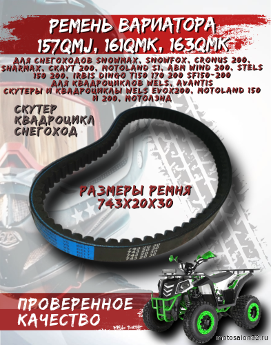 Ремень вариатора 743*20 FDF 