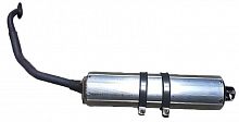 Глушитель 152QMI/157QMJ (алюминиевый бочонок+колено) CN