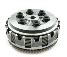 Барабан сцепления 177MM Zongshen NC250 в сборе (8 паз+8 полупаз) 6 болт 7 диск 