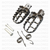 Подножка водителя (пара) KAYO KLX, CRF, TTR125, BSE, APOLLO, MX черные 