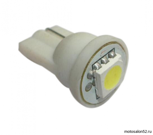 Лампа указателей поворота 12v 1SMD светодиодная желтая б/ц 