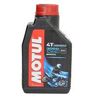 Масло 4Т Motul 3000 SAE10w-40 API SL/SG JASO MA2 HC-TECH® 1л 