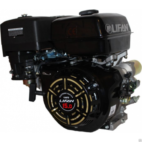 фото Двигатель LIFAN 190FD-S D25 катушка 7A эл.стартер 15,0 л.с.