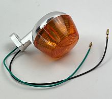 Поворотник HY-2023 хром мопед Delta 