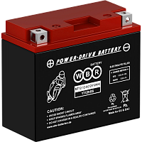 АКБ WBR MT1212 MT12-12-A 12V 12Ah, Размеры: длина 150 мм, ширина 70 мм, высота 130 мм