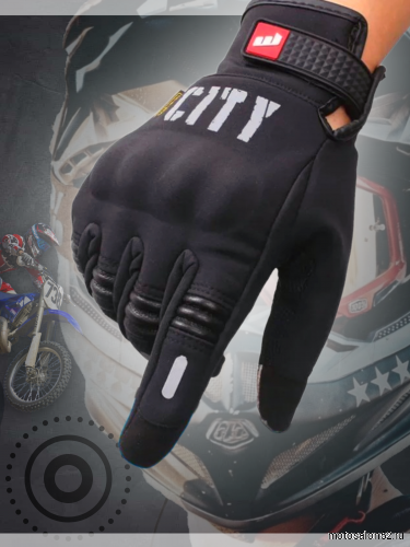 Перчатки City MadMotor черные XXL фото 2