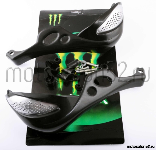 Защита рук (пара) Monster Energy черные 