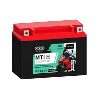 АКБ WBR MT1207 MT12-7-C MF 12V 6,5 Ah, Размеры: длина 138мм, ширина 65мм, высота 100мм 