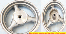 фото Обод 12" 3,5*12 задний 19Т d-130 mm под барабанный тормоз