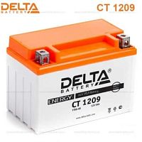 фото АКБ Delta CT1209 YTX9-BS, YTX9 (12V 9Ah, Размеры: длина 150мм, ширина 86мм, высота 108мм)