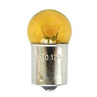 фото Лампа указателей поворота 12v/10w G18 ВА15S желтая