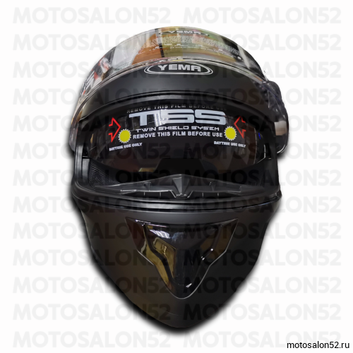 Шлем (интеграл) Yemapai YM-830, внутренние солнцезащитные очки, размер S  фото 2