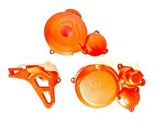 Крышки защитные на двигатель ZS NB300 Regulmoto (Оранжевый) 