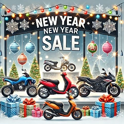 Новогодняя распродажа мототехники – начни год с приключений!